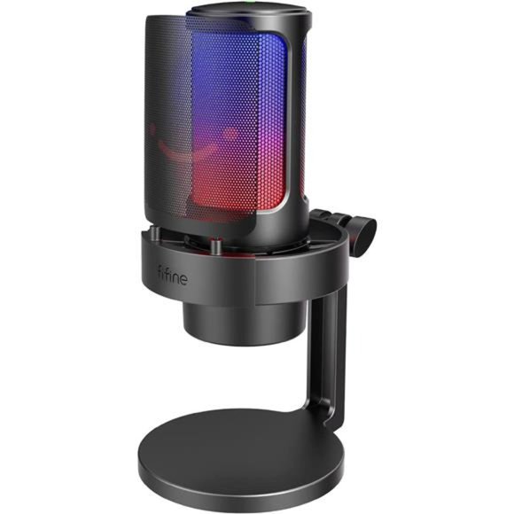 Gaming Microphone for Streaming, Podcasts, Condenser Computer Desktop Mic - Picture 1 of 5